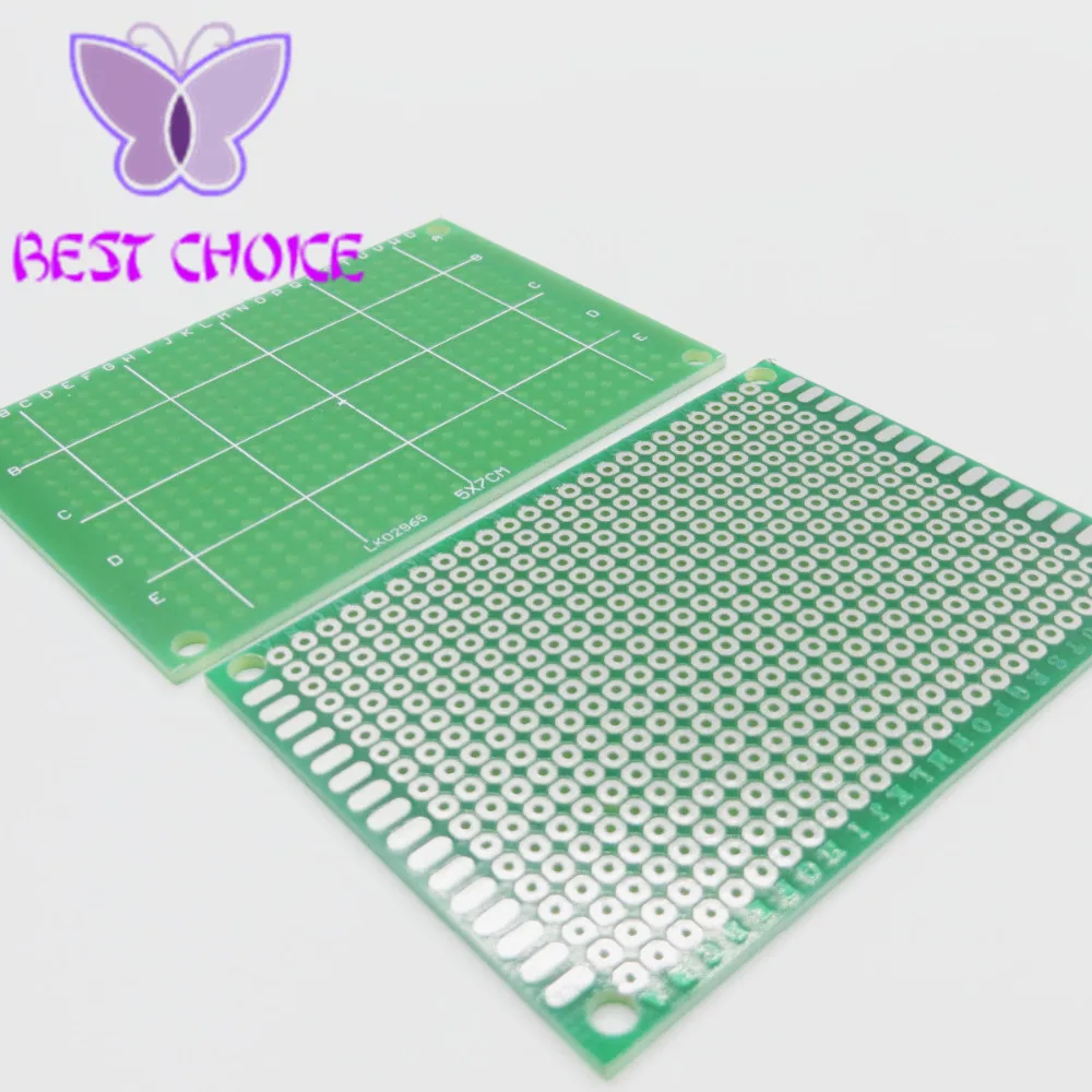 

1PC Ssingle Side Prototype PCB nned Universal Breadboard 5x7 cm 50mmx70mm