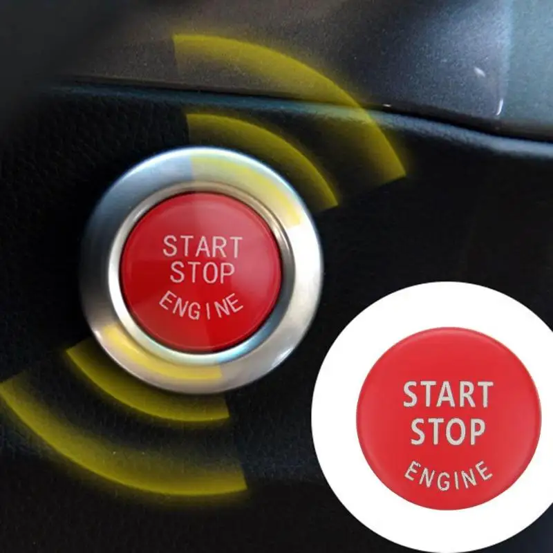 Кнопка запуска двигателя автомобиля замена крышки стоп-переключатель аксессуары ключ декор для BMW X1 X5 E70 X6 E71 Z4 E89 3 5 серии E90 E91 E60