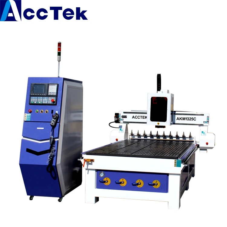 

ACCTEK 1325 1212 ATC spindle vacuum table wood processing center mini atc cnc router