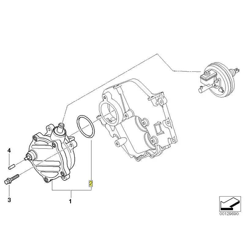 Комплект вакуумного насоса для BMW V8 E65 E66 E53 E70 E60 745i 545i 645i X5 1 комплект|Затворы| |