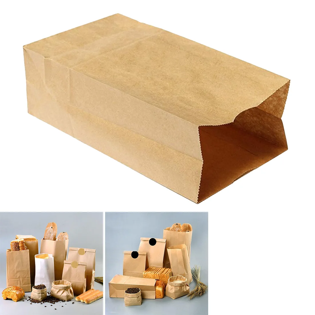 

Wedding Candy Packaging Recyclable Jewelry Food Bread Shopping Party Bags For Boutique 10pcs Biscuits Packaging