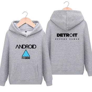 

Anime! Detroit:Become Human Connor Hoodie Cosplay Coat Autumn Winter Fashion Youth Leisure Sweater 2018 Hot Game Free Shipping