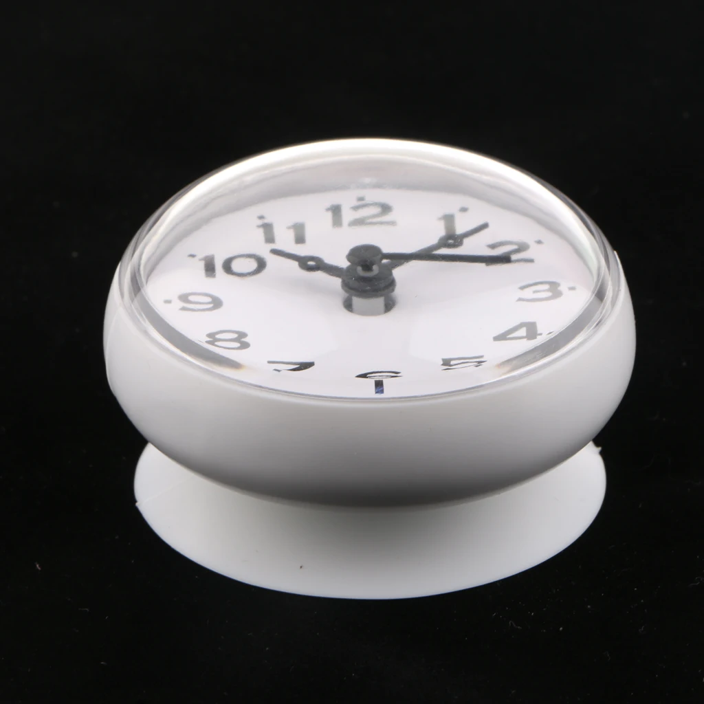 Needle Hand  Clock Timer Waterproof for Water Spray for Bathroom Shower Kitchen Bathrooms Suction Cup Hanging