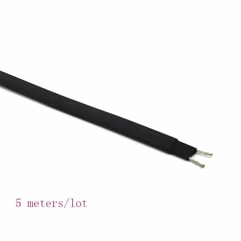 

5 meters Good Quality home outside water pipe heating freeze protection in winter electric self regulating heat trace cable