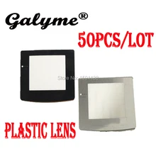 50 шт/партия черный/серебряный цвет Ремонт Часть W/свет лампы отверстие экран Объектив для Gameboy цвет защитная пленка для экрана панель мальчик цвет