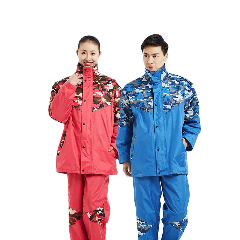

DINIWELL Camouflage Raincoat Set For Woman Rain Poncho Raincoat Impermeable Rain Jacket Poncho Extra Large Highing Rainwears