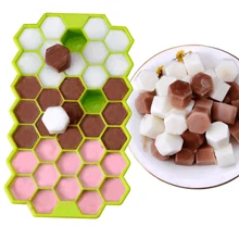Сотовые многоразовые кубики льда лоток силиконовый лед производитель кубиков моделирование торта Форма для охлаждения шоколада производитель прессформы кухонная форма для самодельной выпечки инструменты