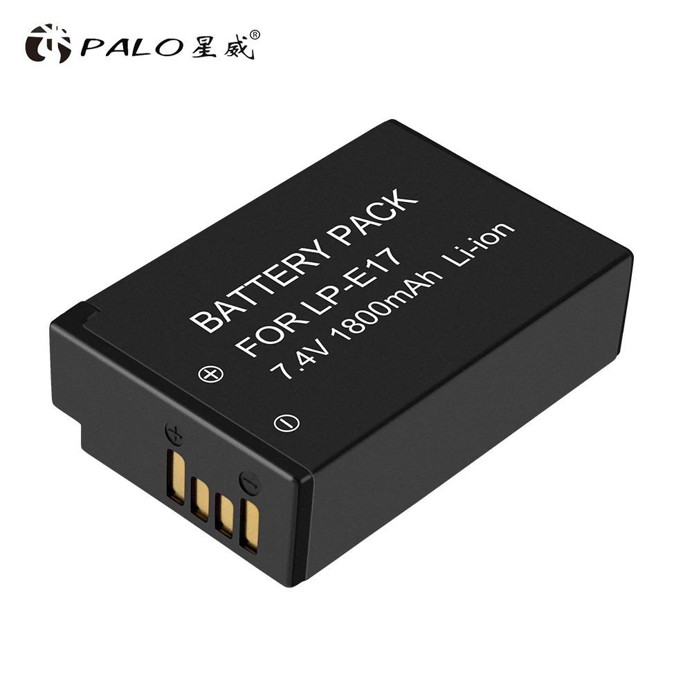 

PALO 1800mAh LP-E17 LPE17 LP E17 Lithium Ion battery for Canon EOS M3 M5 750D 760D 800D T6i T6s 8000D Kiss X8i