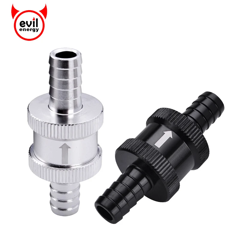 

evil energy 1/2" 12mm Petrol Diesel Oil Aluminum Fuel Non-Return One Way Check Valve