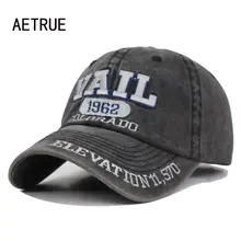 AETRUE marca gorras hombres gorra de béisbol de las mujeres gorra papá hueso sombreros para hombres gorra hip hop moda camionero Vintage sombrero