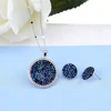 BAFFIN Original Crystals From Swarovski Pave Jewelry Sets Round Pendant Necklace Maxi Stud Earrings Luxury Accessories For Women ► Photo 1/6