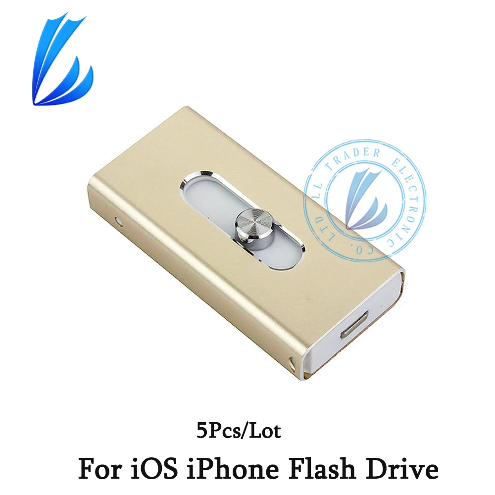 

LL TRADER 5Pcs/Lot 64GB 32GB Memory Stick Storage USB Flash i-Flash Drive For OTG iOS iPhone USB Flash Drive For Android iPad PC
