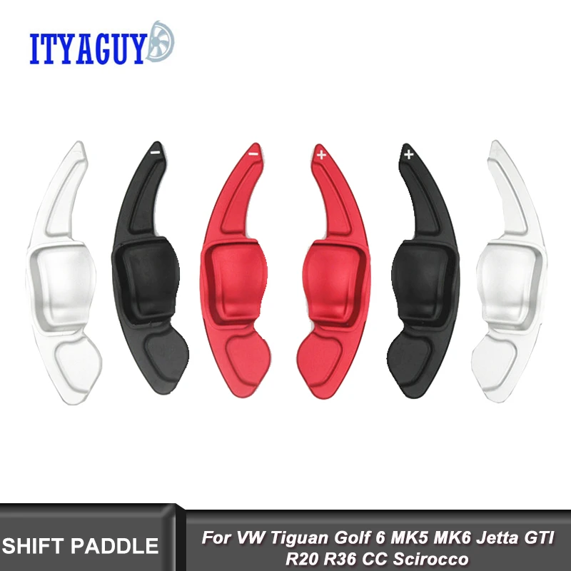 

Steering wheel shift paddle For VW Tiguan Golf 6 MK5 MK6 Jetta GTI R20 R36 CC Scirocco Aluninium alloy Paddle Extension