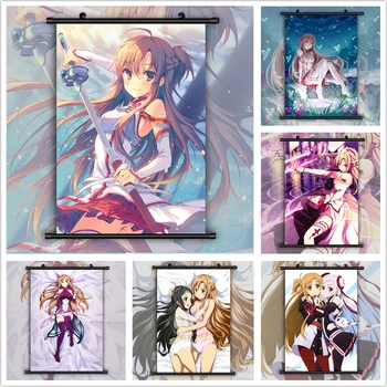 

Sword Art Online Yuuki Asuna Anime manga wall Poster Scroll