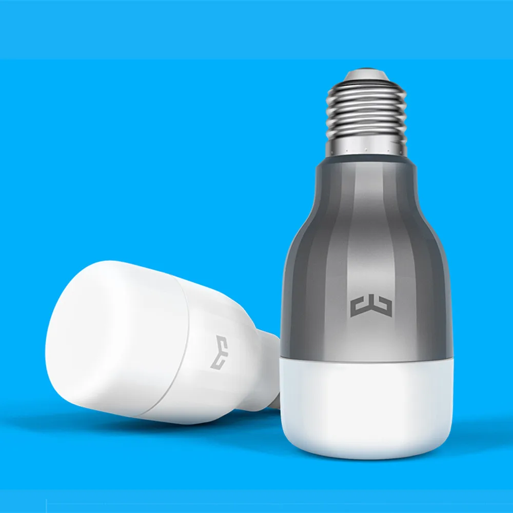 Оригинальный светодиодный умный светильник Xiaomi Yeelight E27 9 Вт 600 Люмен RGB лампа Wifi