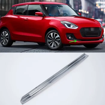 

OUBOLUN ABS exterior car accessories front down trim high quality For suzuki 2018 swift hatchback