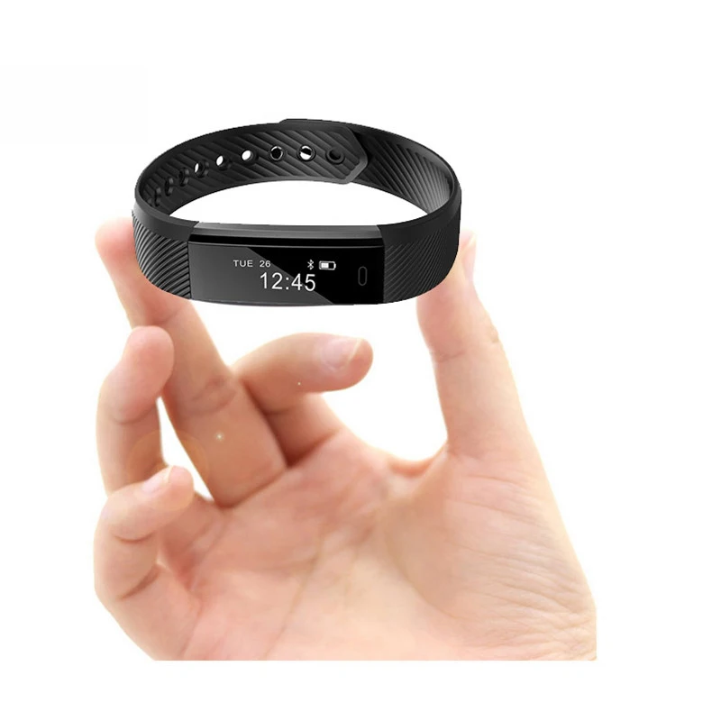  ID115 Smart Band Bracelet Step Counter Fitness SmartBand Alarm Clock Vibration Wristband pk ID107 f - 32857948595