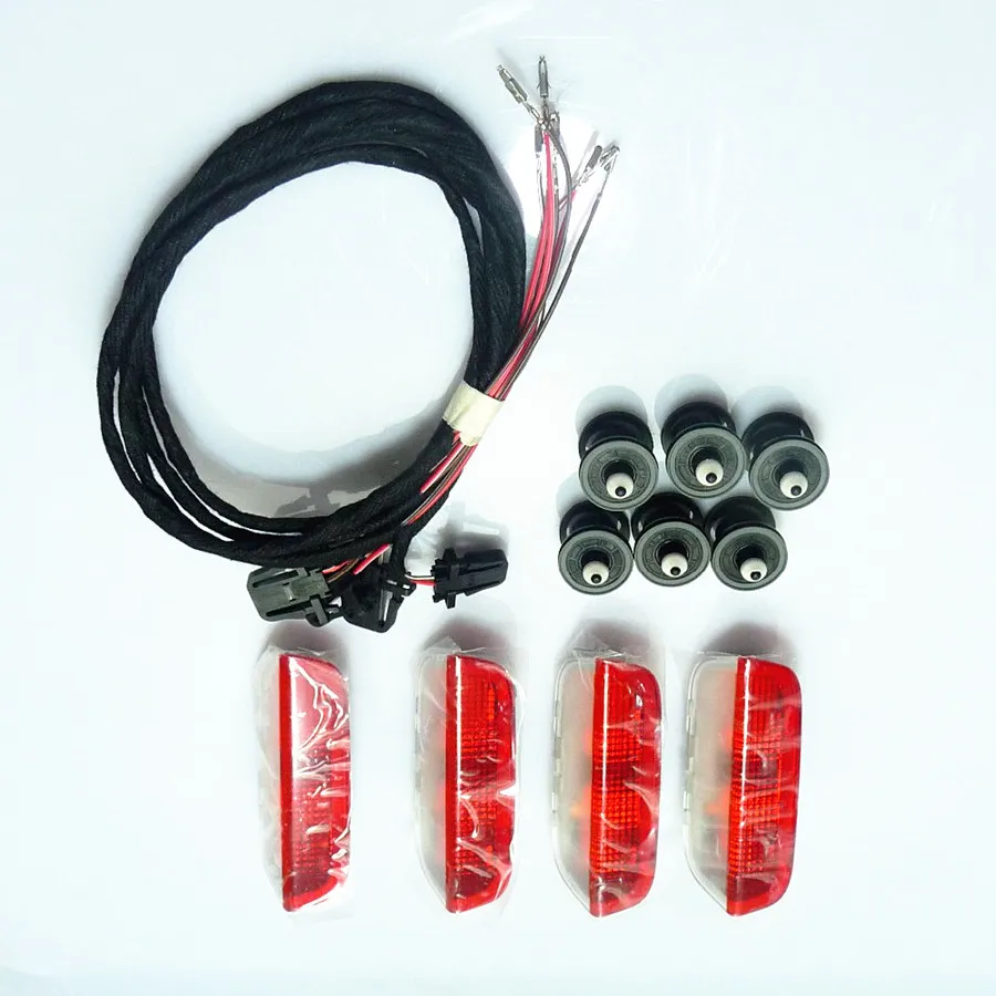 

COSTLYSEED Door Warning Light & Cable & Clips For VW Jetta Golf MK5 MK6 Passat B6 B7 Touareg 1K0 947 411 A 3AD 947 411 7L6868243