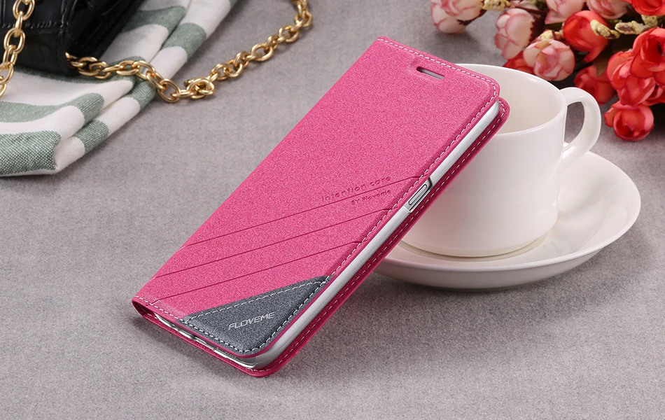 FLOVEME PU Leather Case For Samsung Galaxy S7 S6 S5 Phone Cases Wallet Pouch Card Slot Stand Cover Coque Bag For Galaxy S7 S6 S5 (20)