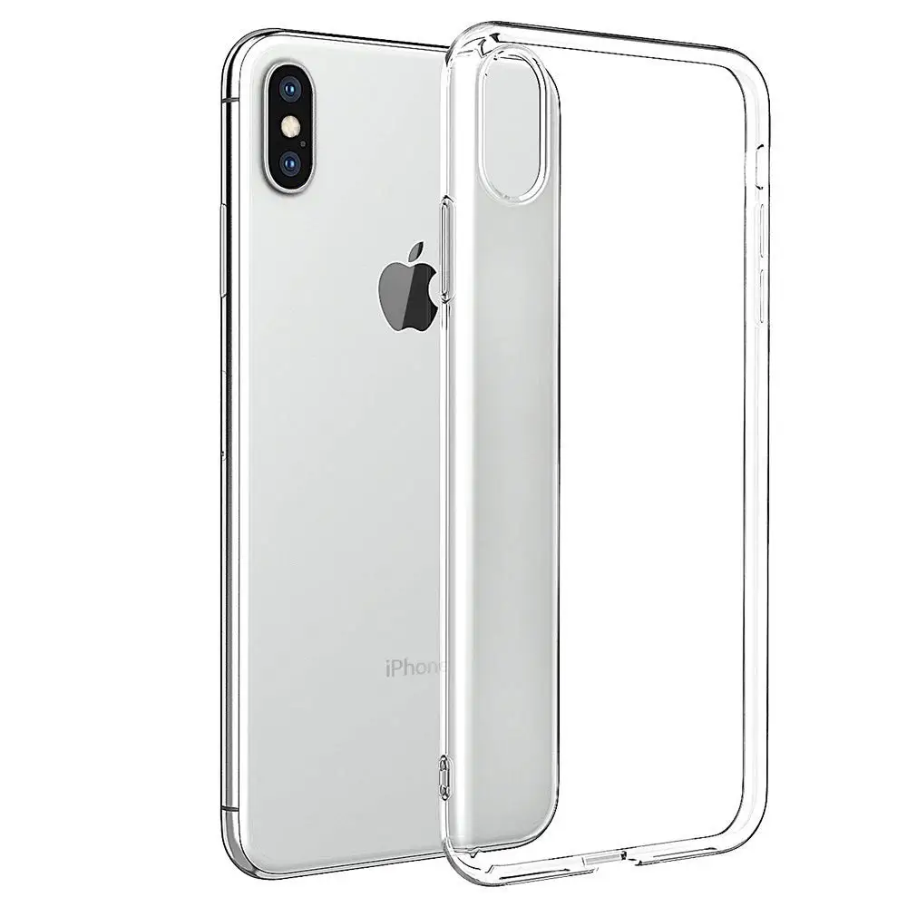 Прозрачный чехол для iPhone 11 4 4S 6 6S X XR XS Max 7 8 Plus Pro 5 5S SE 5C прозрачная Мягкая