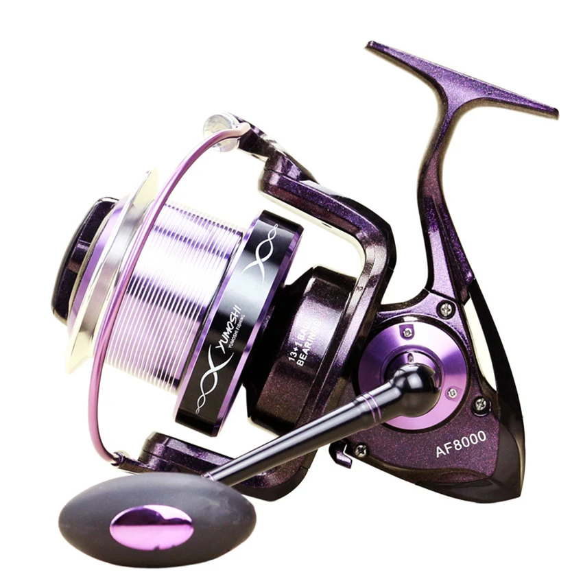 

Upgraded 13+1 BB Spinning Fishing Reel Aluminum Spool Spinning Reel Max Drag Series Carp Fishing Wheel Coil