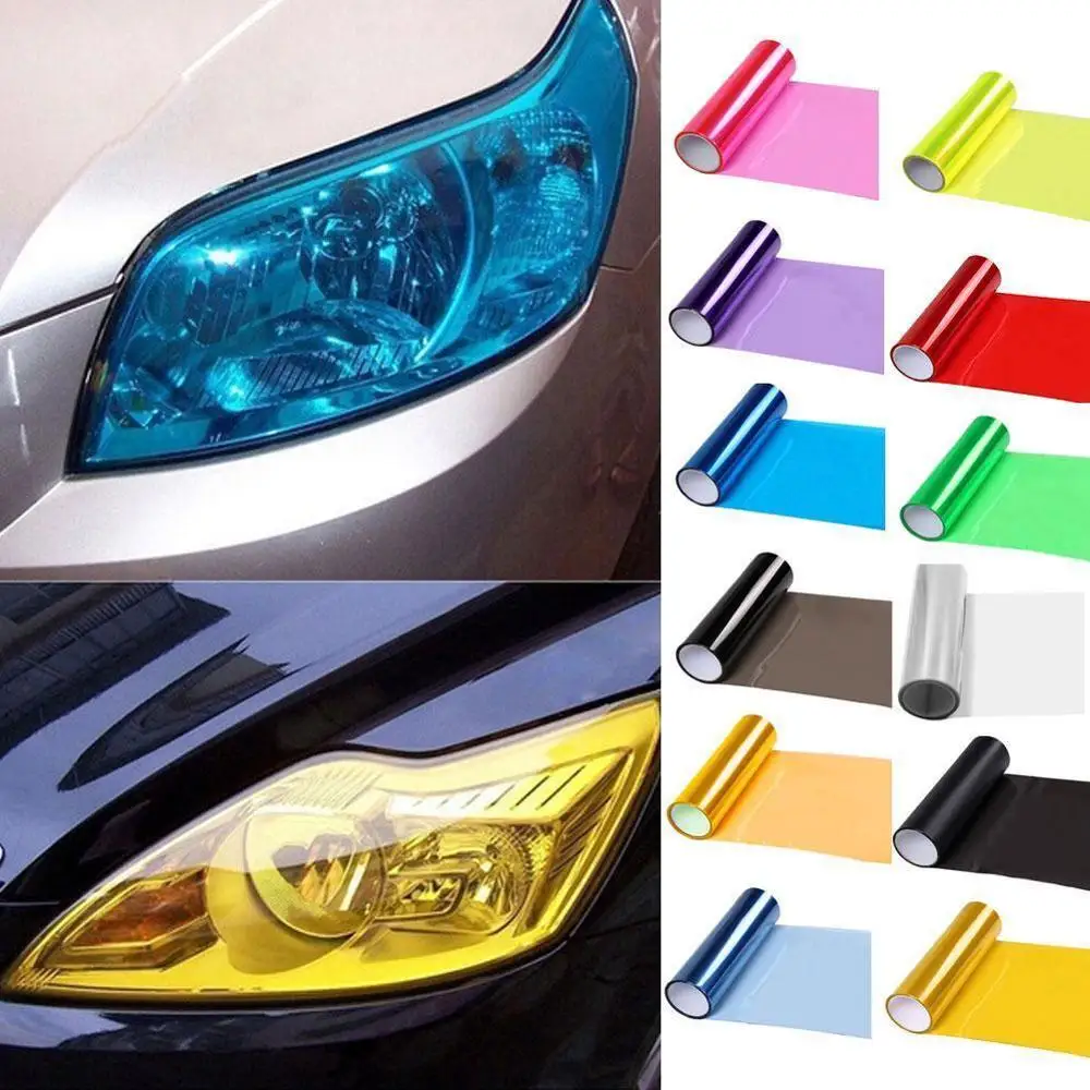 

30cm x 60cm Auto Car Tint Headlight Taillight Fog Light Vinyl Smoke Film Sheet Sticker Cover Automobiles Decal Car styling