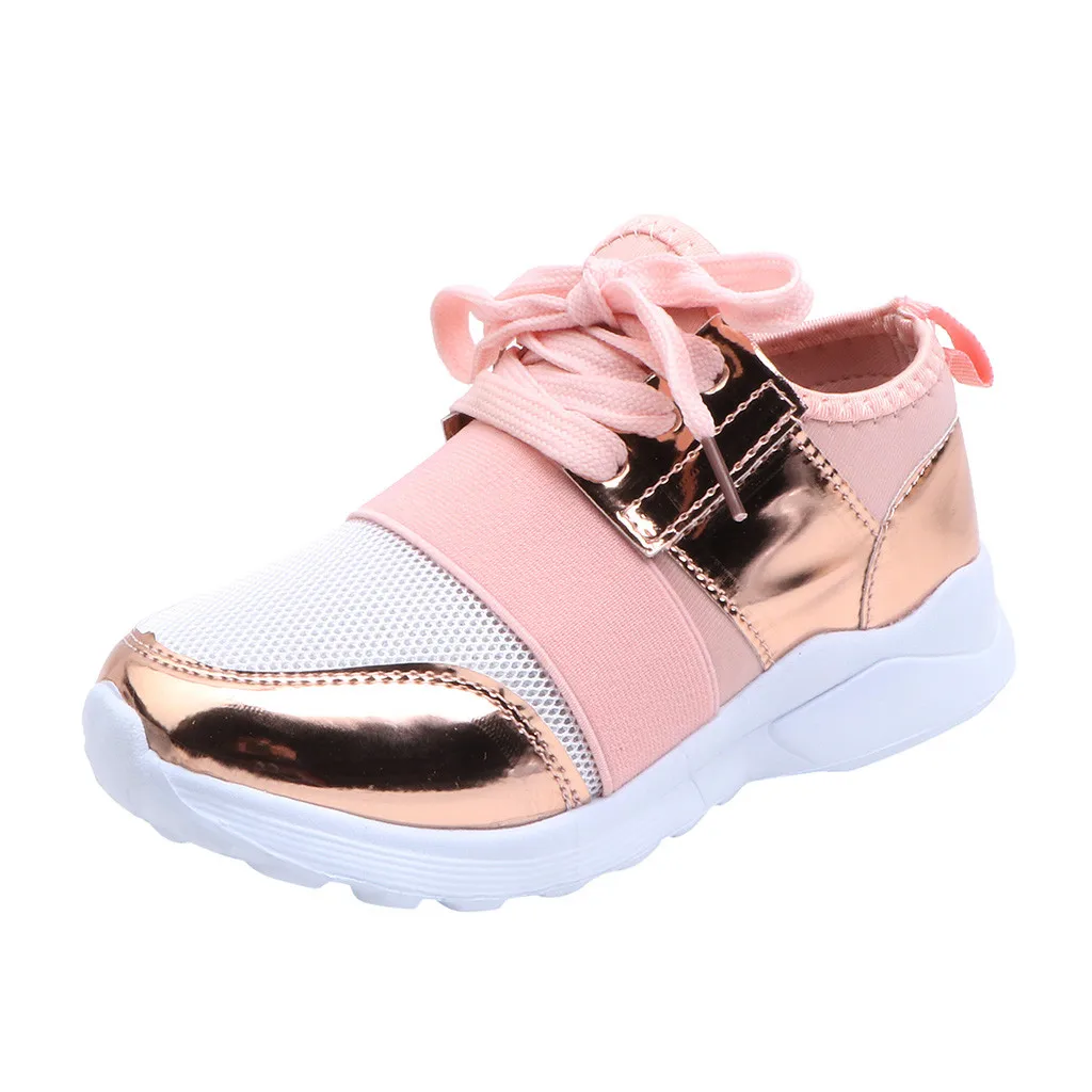 MUQGEW/детская обувь; повседневная детская обувь для маленьких мальчиков и девочек; сетчатая повседневная спортивная обувь для бега; кроссовки; tenis infantil menina;# y2 - Цвет: Розовый