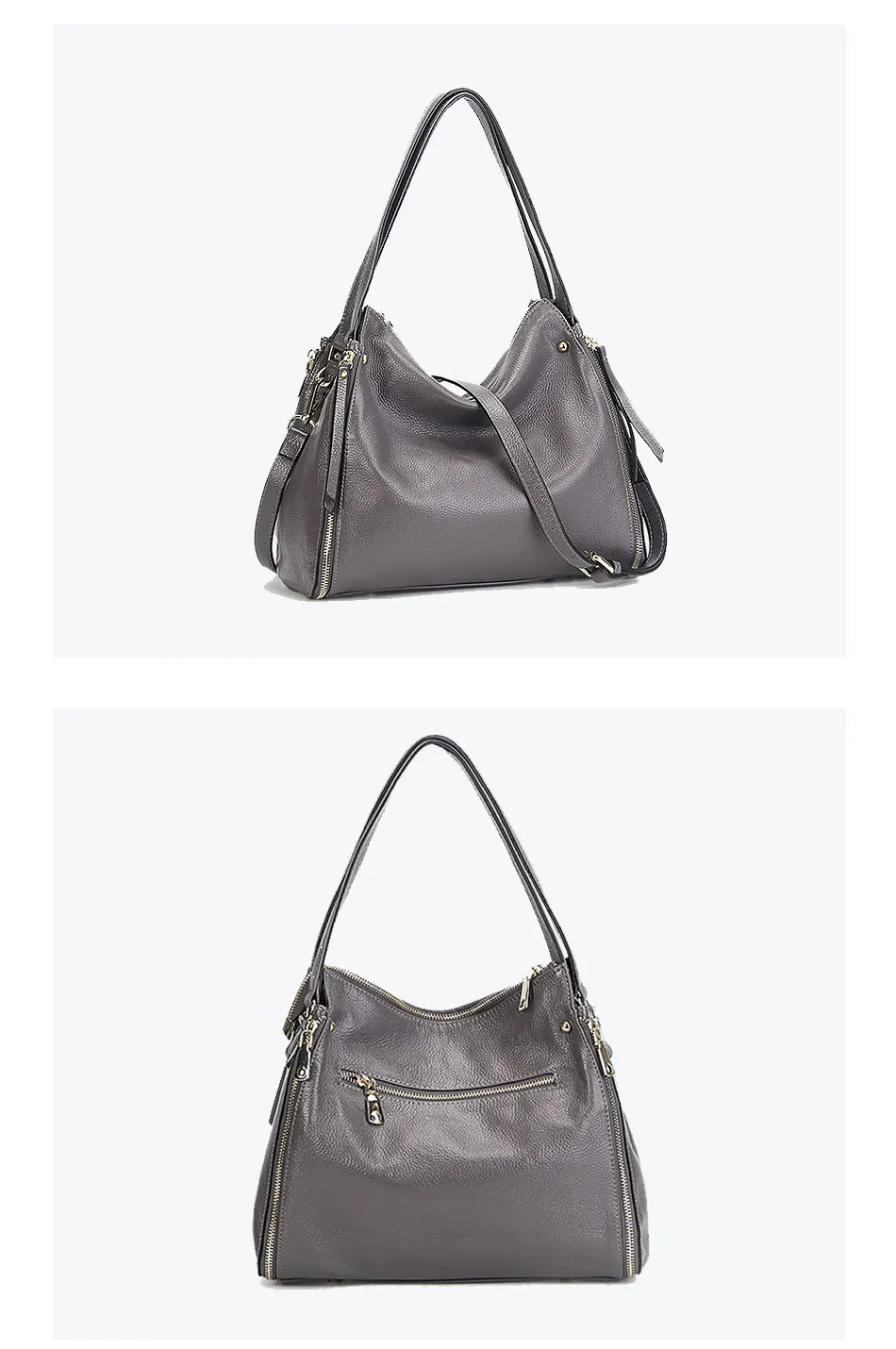 macio 100% couro natural hobos senhoras crossbody