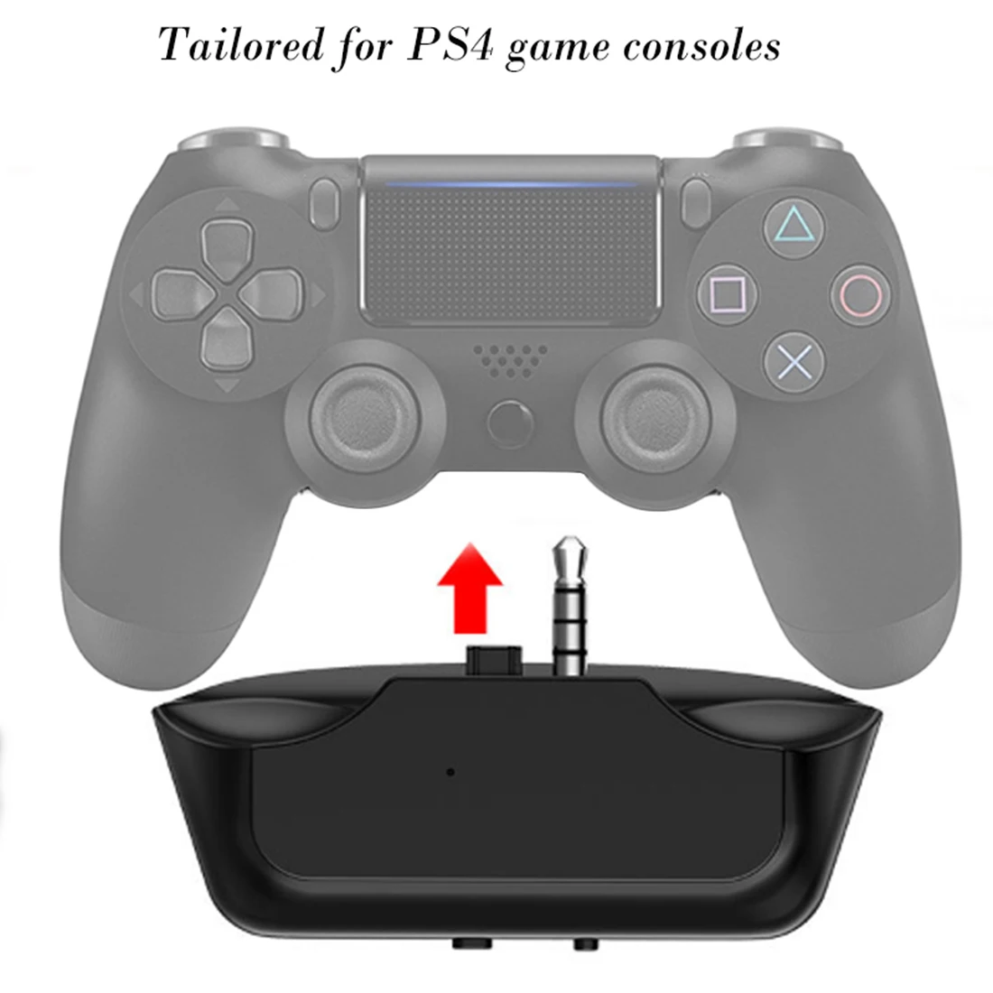 

Bluetooth Receiver 5.0 Wireless Bluetooth Audio Receiver 3.5mm Bluetooth Adapter for PS4 Gamepad Speaker Headphone Hands-free