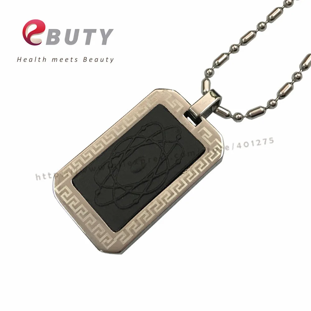 EBUTY кулон Quantum pendant Японская Технология Био Скалярные подвески, заряжающие энергией Подвески с цепочкой из нержавеющей стали и кристаллами подарочная коробка