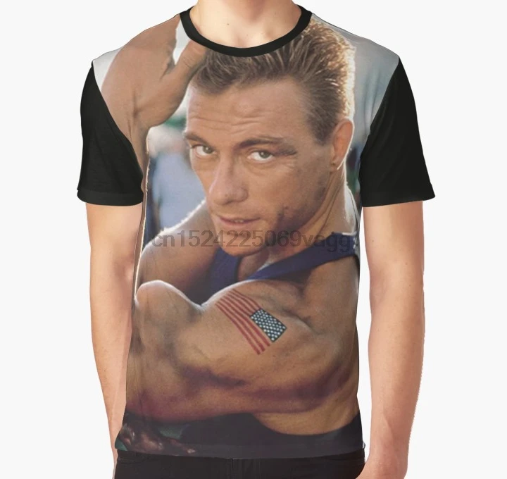 

All Over Print 3D Men Funny tshirt Women t shirt Van Damme Graphic T-Shirt
