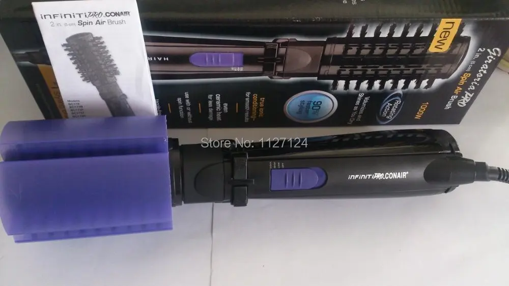 Ceramic Gentel Heat Professional Hair Styling Tool Spin Air Brush