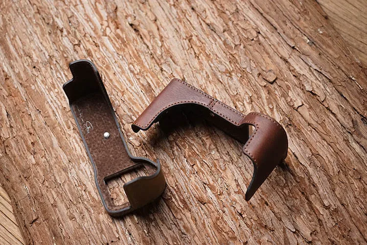 Mr.Stone Handmade Genuine Leather Camera case