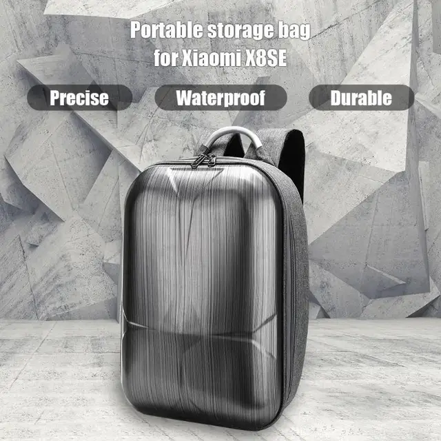 Best Offers Hard Shell Backpack for Xiaomi X8SE Drone Bag Nylon Grey Shoulder Bag Storage Case For X8SE Mi Drone Carrying Bag Best Offers Hard Shell Backpack for Xiaomi X8SE Drone Bag Nylon Grey Shoulder Bag Storage Case For X8SE Mi Drone Carrying Bag