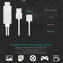 LD6M-2M HDMI кабель ТВ Цифровой AV адаптер USB 1080P смарт-конвертер кабель для Apple tv для iPhone x 8 8plus 7 7 plus