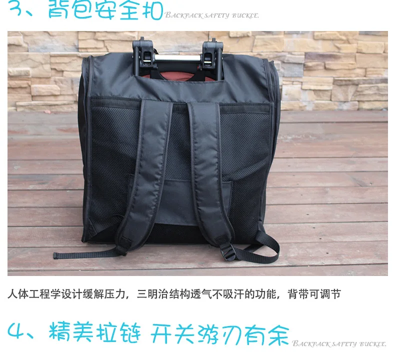 New Baby stroller Storage Bag Travel Bag Buggy Shoulder Straps trolley travel cart carrying For Yoya Yoyo Pram Accessories baby stroller accessories girly