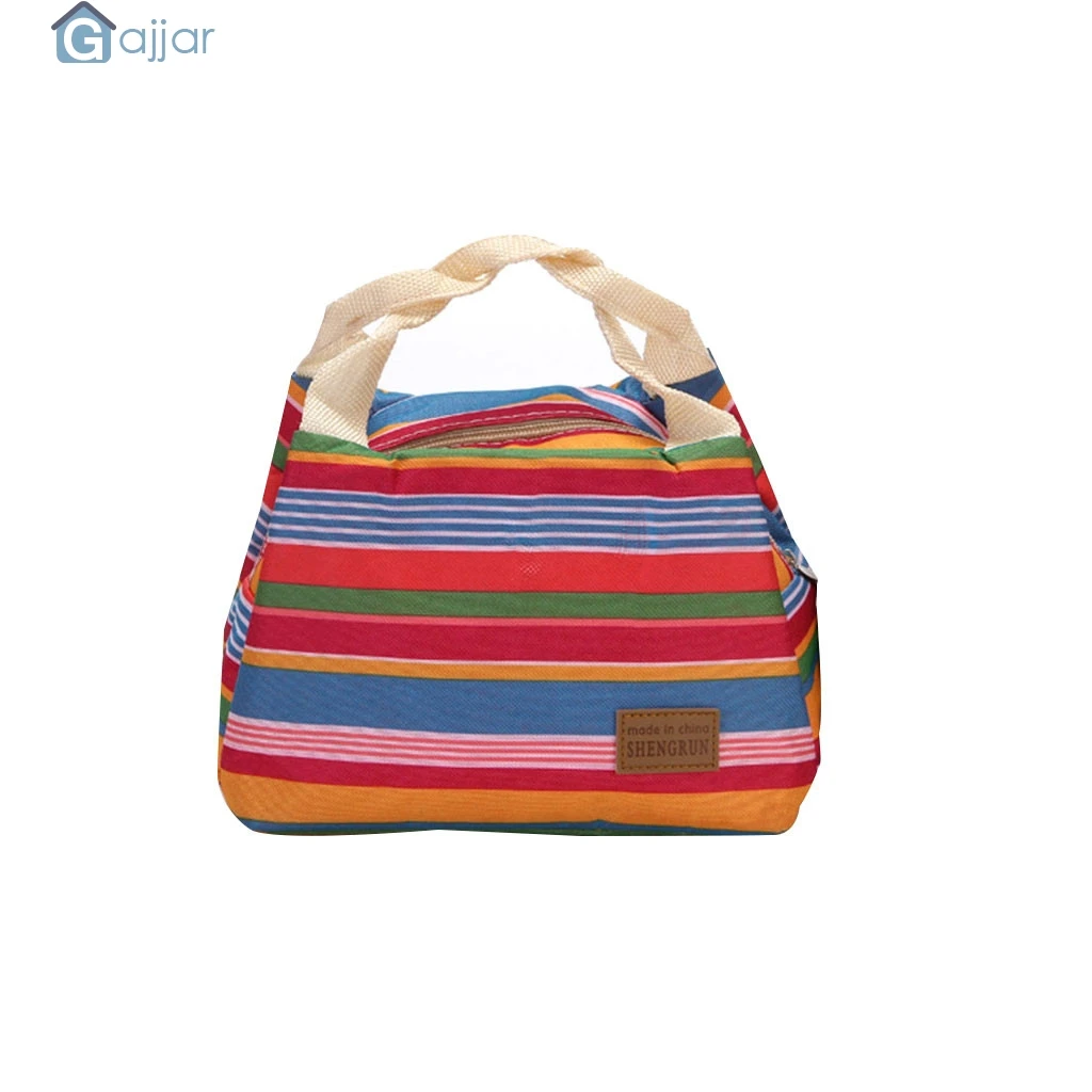 

Thermal Insulated Lunch Box Tote Cooler Zipper Bag Bento Lunch Pouch Picnic Bento Dropshipping 19MAY30