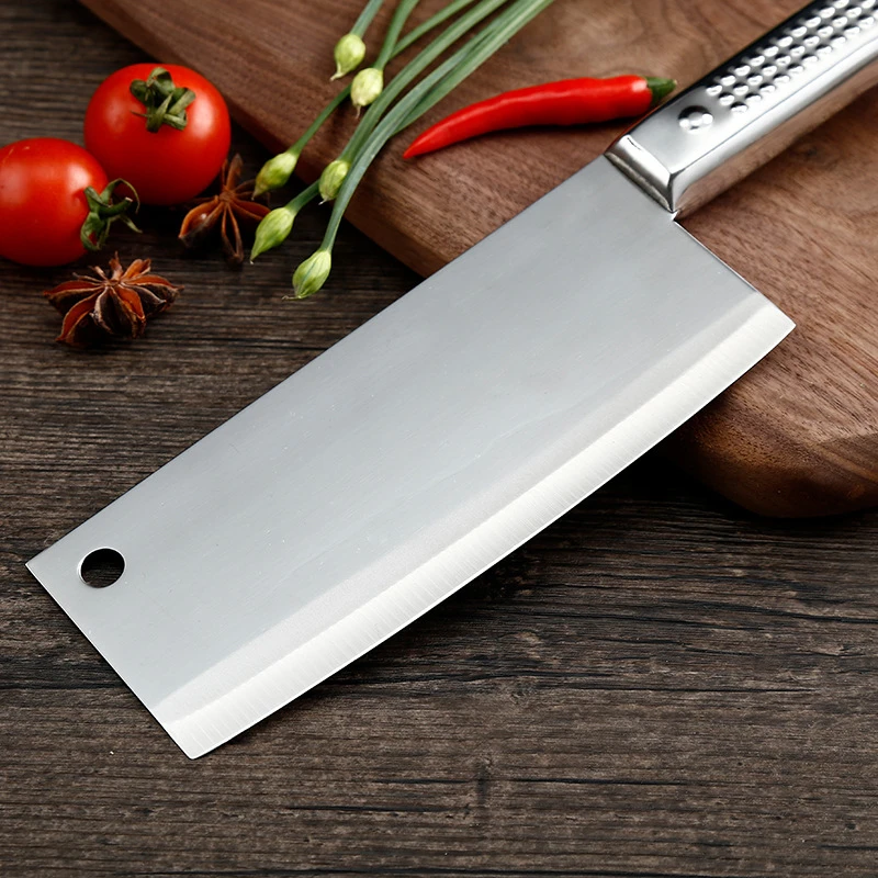 

Household 4CR13 Stainless Steel Cut Vegetables Cut Meat Slicer Kitchen Chopper Knife Sharp Cleaver Slicing Knives