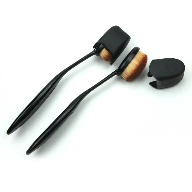 

1PCS Make Up Brushes Soft Toothbrush with cap 15cm Cosmetic Face Powder Foundation Brush Synthetic Hair Makeup brush Tool