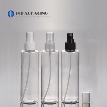 

30PCS*150ML Spray Pump Bottle Empty Sample Perfume Plastic Refillable Packing Clear Parfum Cosmetic Mist Fine Atomizer Container