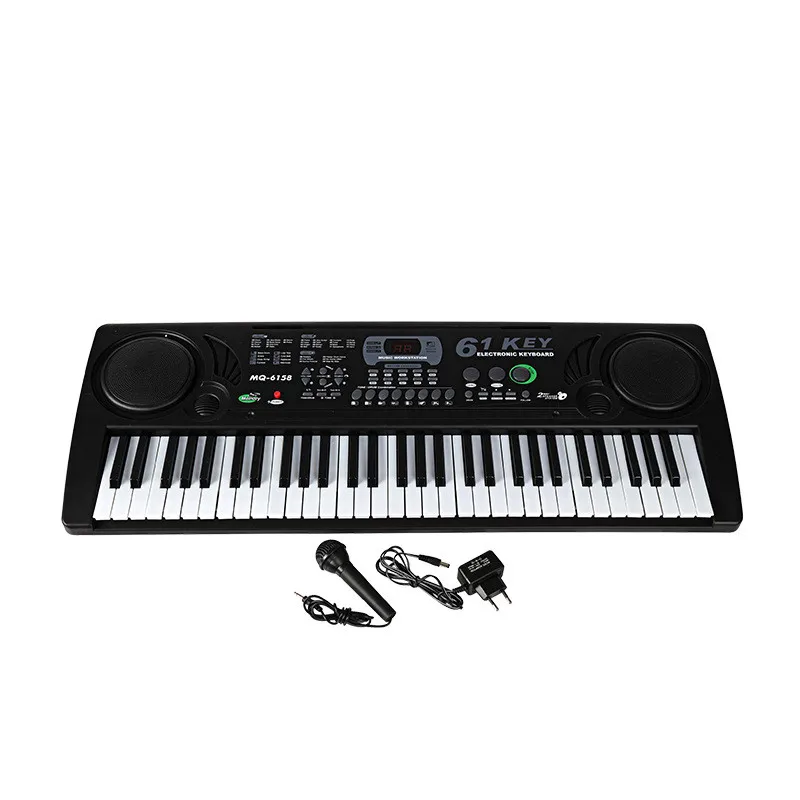 

61 Keys Electronic Piano Electric Organ With Microphone/Adapter Early Educational Tool For Children Beginner