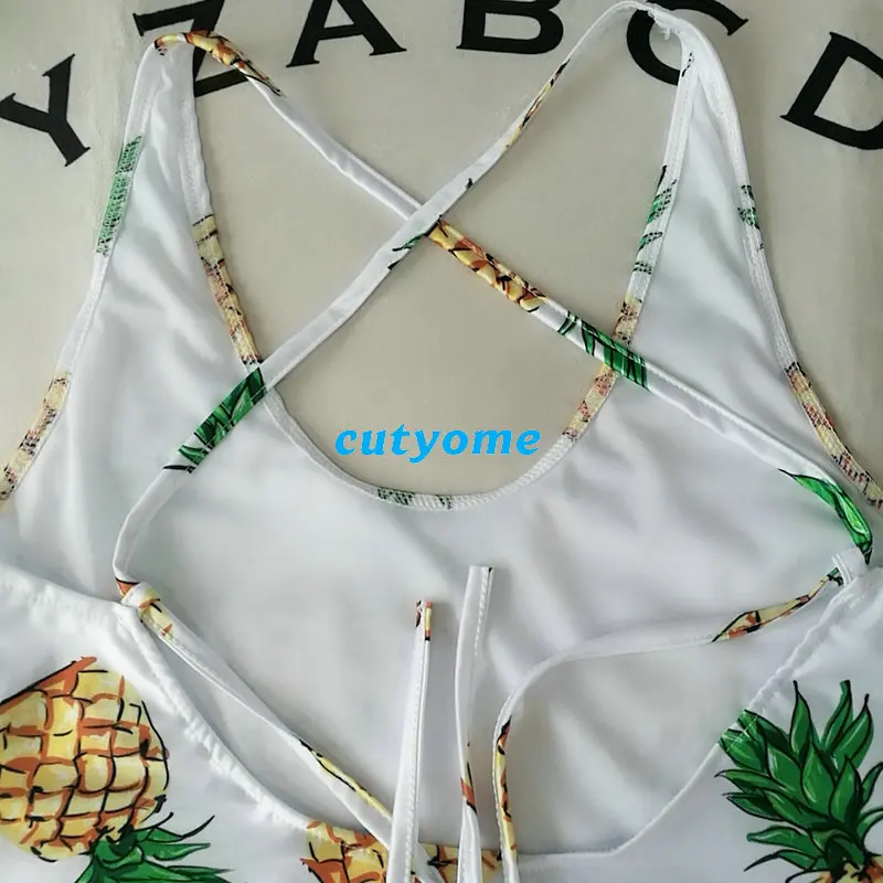 Mother Daughter Father Son Matching Swimsuits Pineapple Bikini Shorts Family Swimwear Outfits Mommy And Me Dad Mom And Daughter (26)