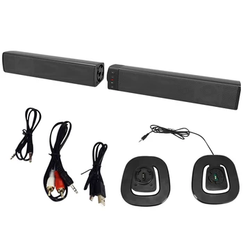 

Home Theater 4 Speakers High Power 20W TV Speaker for Computer 2.1 TV Column Music Speaker Sound Bar Subwoofer caxia de som Box