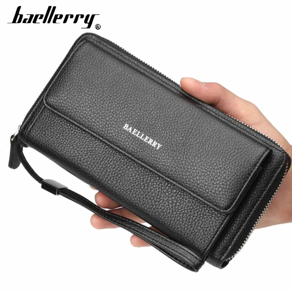 Мужские кошельки Baellerry 2019 года длинный качественный вместительный деловой