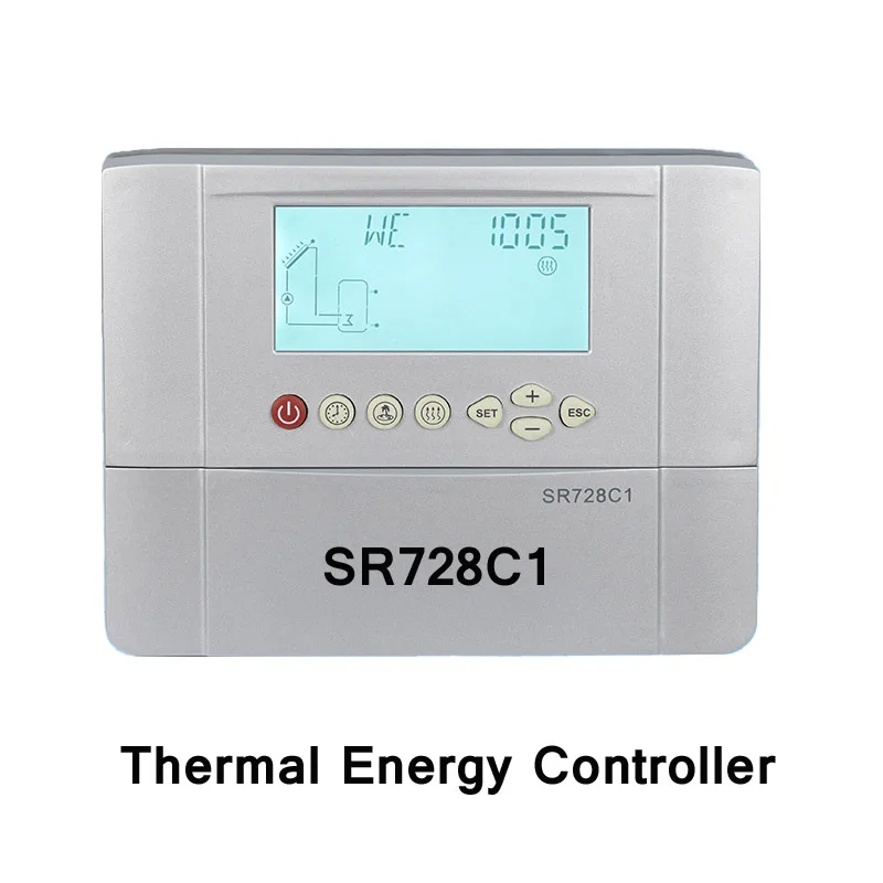

SR728C1 Thermal Energy Controller Solid Fuel Boiler Return Heating Heating Transferring Between Tanks Solar Collector Control