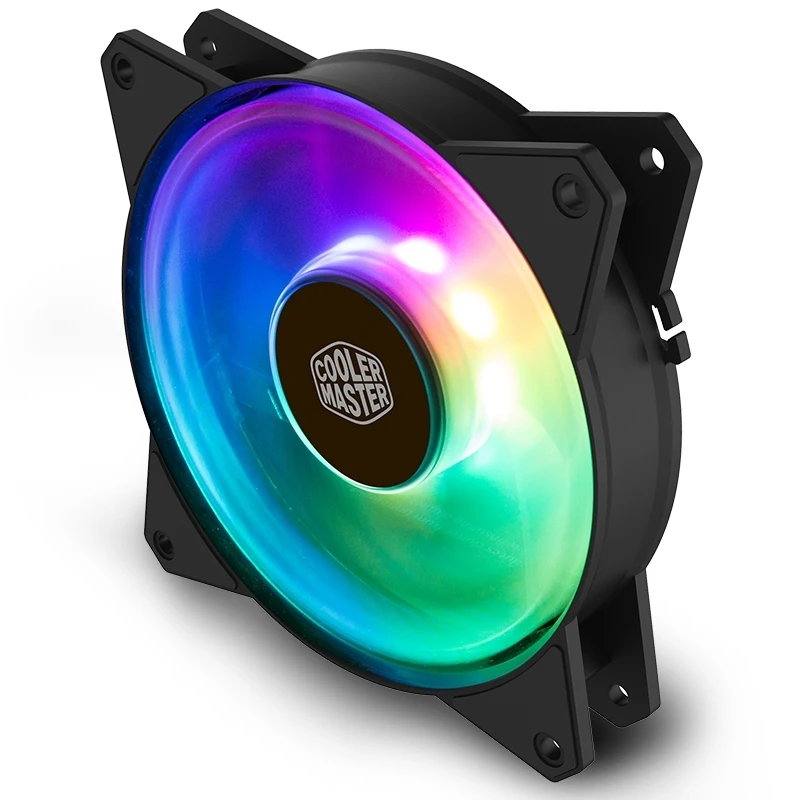 Кулер Мастер MF120 ARGB 12 см RGB 5 V/3PIN компьютер чехол тихий PWM Fan PC радиатор Процессор радиатор водяного охлаждения 120 мм заменяет вентиляторы