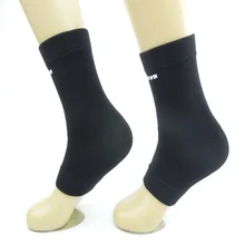 Одна пара нейлон поддержка, Лодыжки защитник для футбола баскетбола бадминтона, Спорт поддержки лодыжки, Sml размер, Желтый или черный