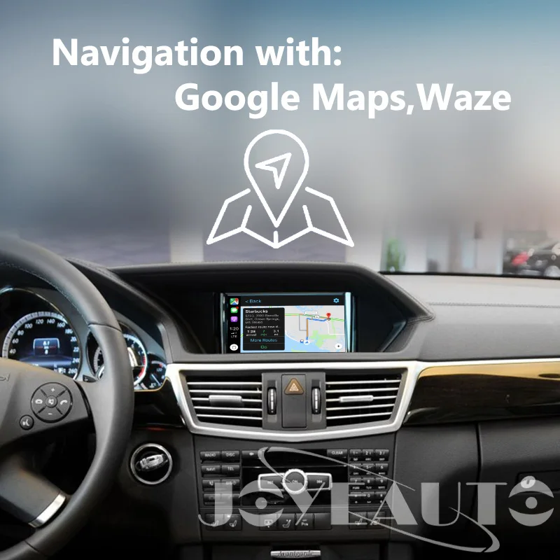 Joyeauto беспроводной Apple Carplay для Mercedes E Class C207 2011 2014 NTG4.5/NTG4.7 модернизация поддержка