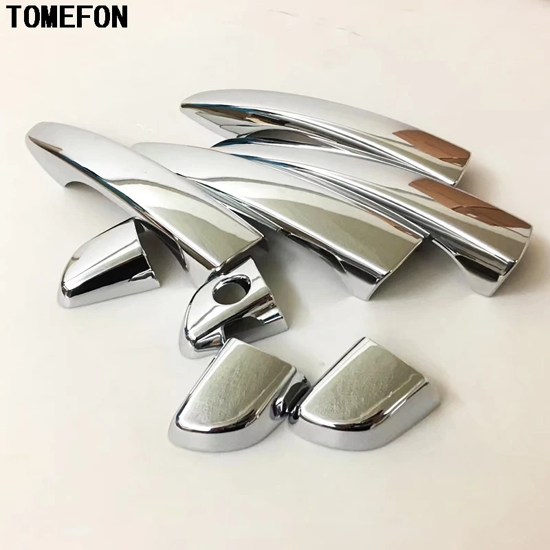 TOMEFON для Peugeot 3008 GT 2016 2017 2018 LHD ABS Хромированная боковая дверная крышка накладка