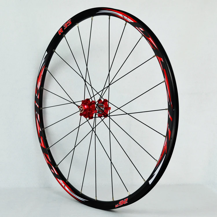 Flash Deal PASAK Mountain bike 27.5inch wheel 24Holes draw front 2 rear 4 bearing 26inch bicycle wheels 3